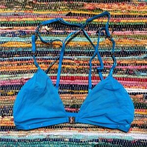 Savage X Fenty Strappy Sheer Bralette – Bright Blue, Fits Like Medium